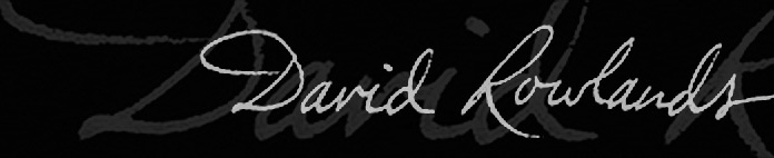 David Rowlands's signature