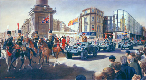 Parade to mark the Freedom of the City of Newcastle-upon-Tyne
