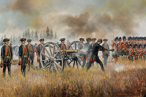 Capt Macleod's Company, 1st Battalion Royal Artillery at the Battle of Quebec