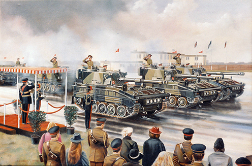 Reformation Parade of 3rd Regiment Royal Horse Artillery, 1984