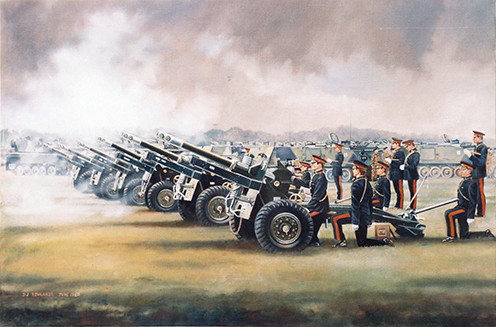 The Saluting Battery, 3rd Regiment Royal Horse Artillery, 1984