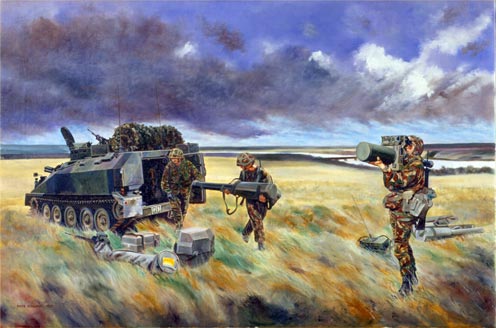 Javelin detachment coming into action