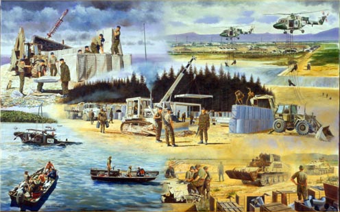 Airmobile Sappers at Work