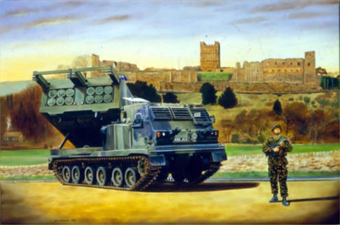 One Man and his Colours. 5th Regiment Royal Artillery