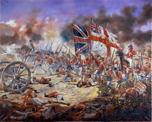 The 74th Highlanders at the Battle of Assaye, 23 September 1803