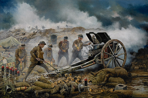 Sergeant CE Gourley VC MM at the Battle of Cambrai, 30th November 1917   
