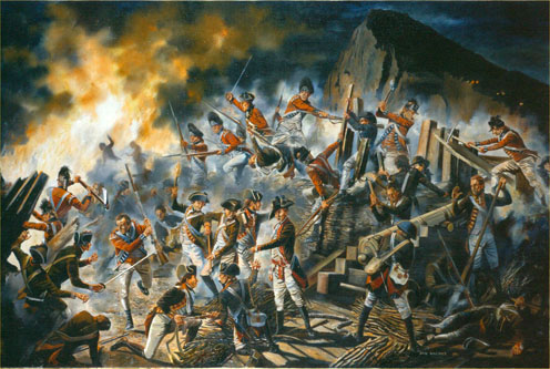 The Sortie from Gibraltar, 27th November 1781
