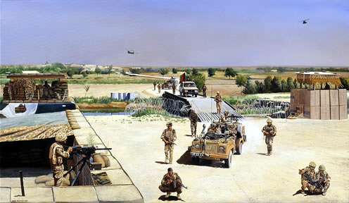 'Clear the Way!' Imjin Company on patrol from Forward Operating Base Keenan