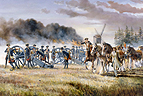 Capt Macbean's Company, 1st Battalion Royal Artillery at the Battle of Minden