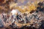 The Siege of Pensacola, Florida.
