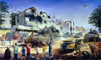 4th Regiment Royal Artillery. Entry into Kosovo, 12th June 1999