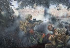 Sergeant Tony Bolton, Coldstream Guards, in action near Gereshk