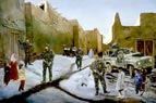 Highland Infantry Territorials on patrol in Afghanistan during Operation FINGAL